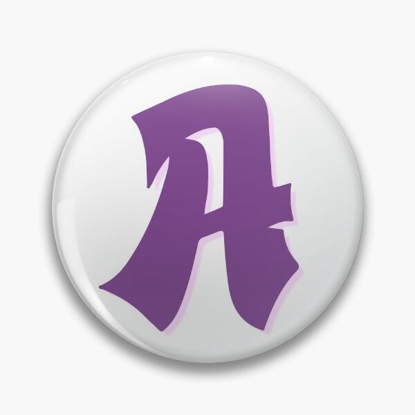 Item preview, Purple Graffiti Letter A designed and sold by LetterMom.