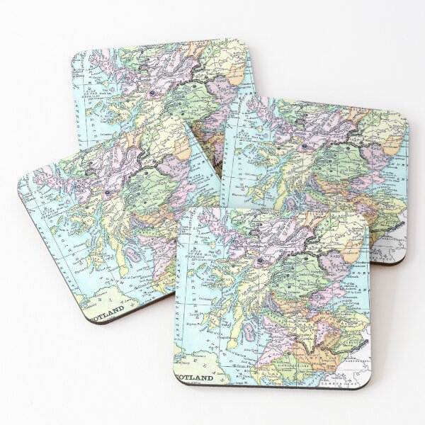 Item preview, Vintage map of Scotland designed and sold by Slh69.