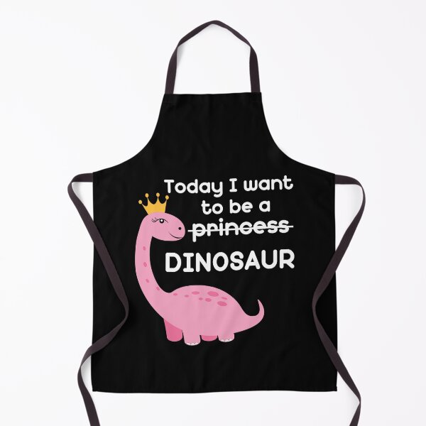 Item preview, Today I Want To Be A Princess - No A Dinosaur For Girls Women designed and sold by StudioTina.