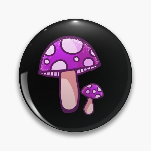 Item preview, Purple sparkly mushrooms designed and sold by stefanapriest.