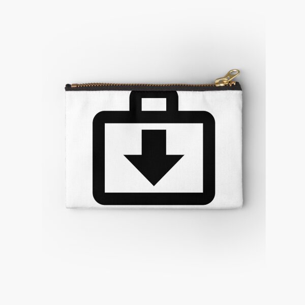 Item preview, MDI briefcase-download-outline designed and sold by GnarlyFurtardo.