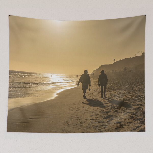 Item preview, Strolling Along Leo Carrillo Beach designed and sold by BarbaraVPhoto.