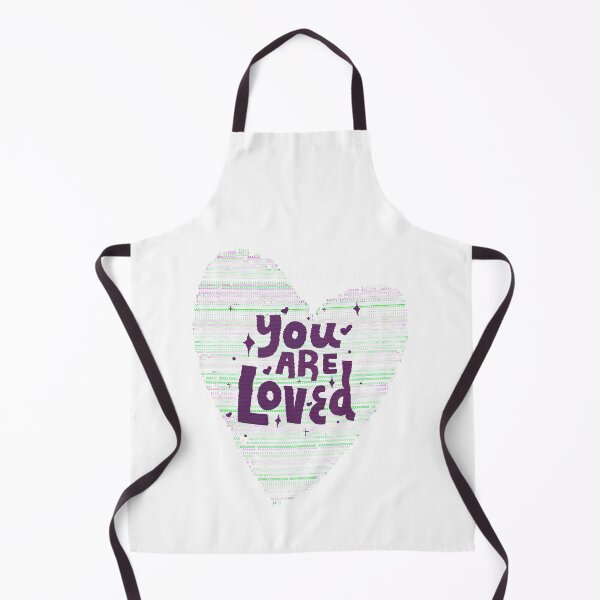 Item preview, You are Loved Pixel Code Heart designed and sold by speakupandshine.