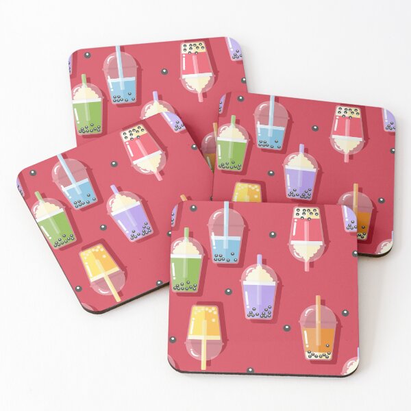 Item preview, rainbow bubble teas pink designed and sold by Gossip Rag.