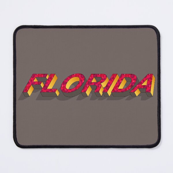 Item preview, Florida state 3D text design  designed and sold by HBWOLFARTS.