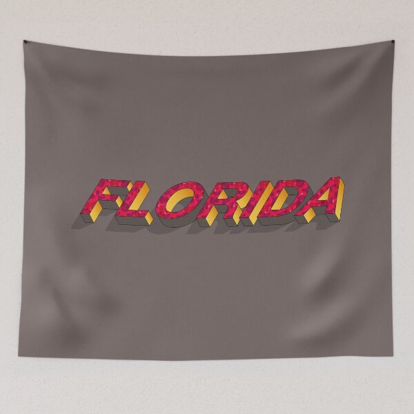 Item preview, Florida state 3D text design  designed and sold by HBWOLFARTS.
