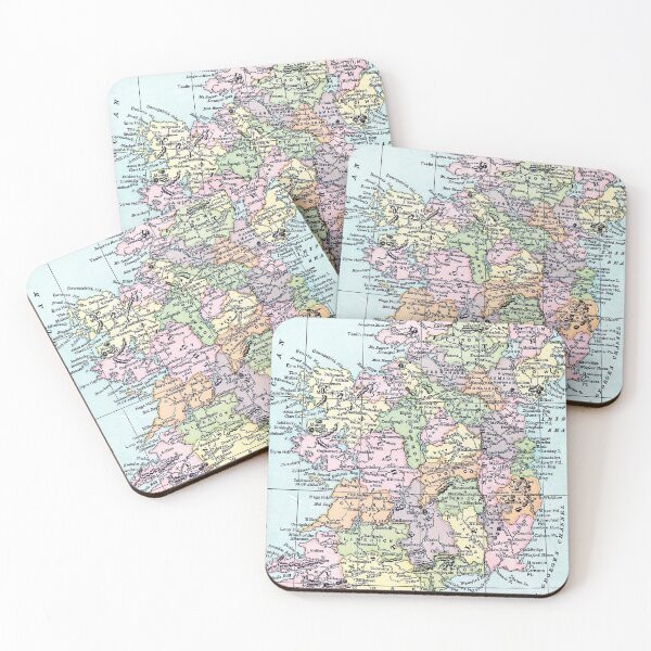 Item preview, Vintage map of Ireland designed and sold by Slh69.