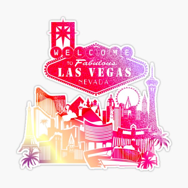 LAS VEGAS Digital Clipart Instant Download Illustration 