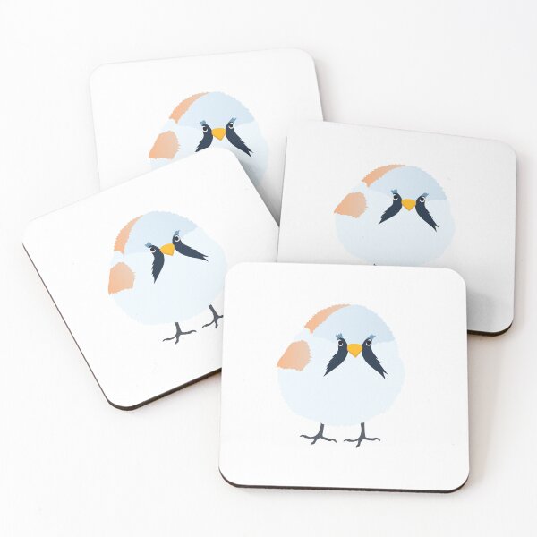 Item preview, Bearded reedling on White designed and sold by Digitaldingo.