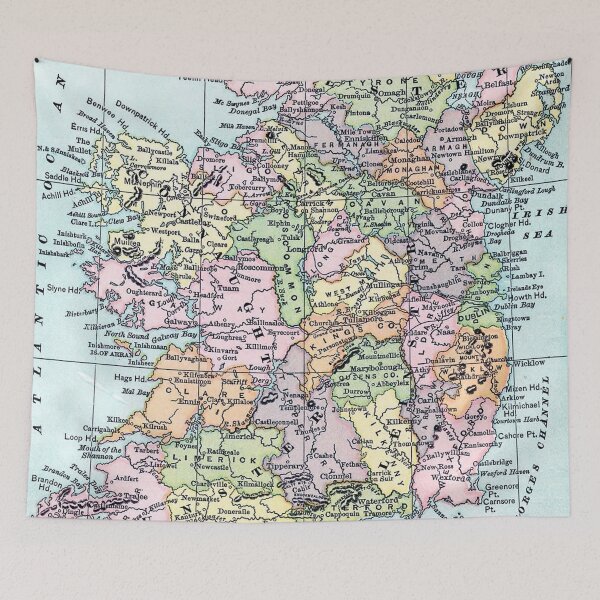 Item preview, Vintage map of Ireland designed and sold by Slh69.