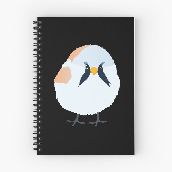 Item preview, Bearded Reedling on Black designed and sold by Digitaldingo.