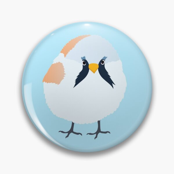 Item preview, Bearded Reedling on Pastel Blue designed and sold by Digitaldingo.
