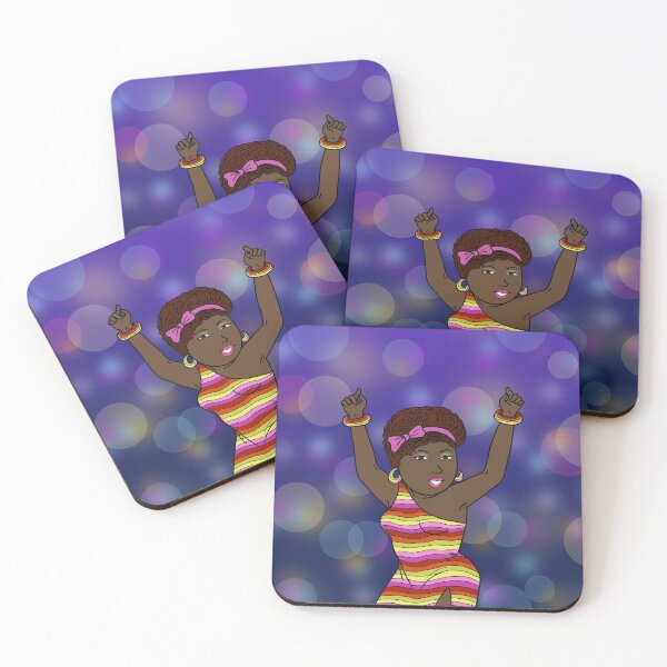 Item preview, African American black woman disco funky dancing. designed and sold by Nalidsa Sukprasert.