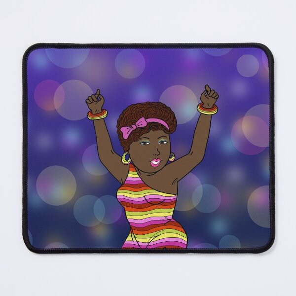 Item preview, African American black woman disco funky dancing. designed and sold by Nalidsa Sukprasert.
