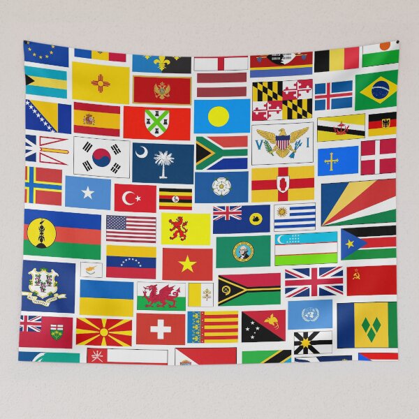 Item preview, FLAGS of the World Gifts, Masks, Stickers & Products designed and sold by mpodger.