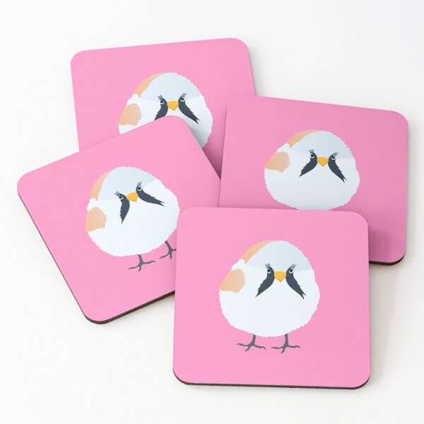 Item preview, Bearded Reedling on Pink designed and sold by Digitaldingo.