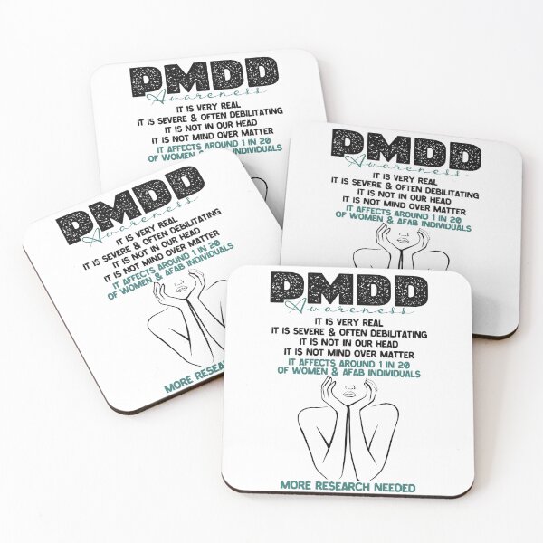 Item preview, PMDD Awareness, more research needed, 1 in 20, it is very real and often debilitating. designed and sold by Orianah.