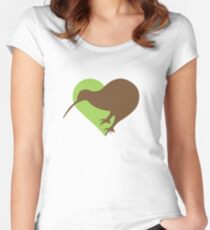 Eco Kiwi Women's Fitted Scoop T-Shirt