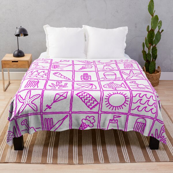 Item preview, Summer time at the beach in hot pink neon colours. designed and sold by FrancesPoff.