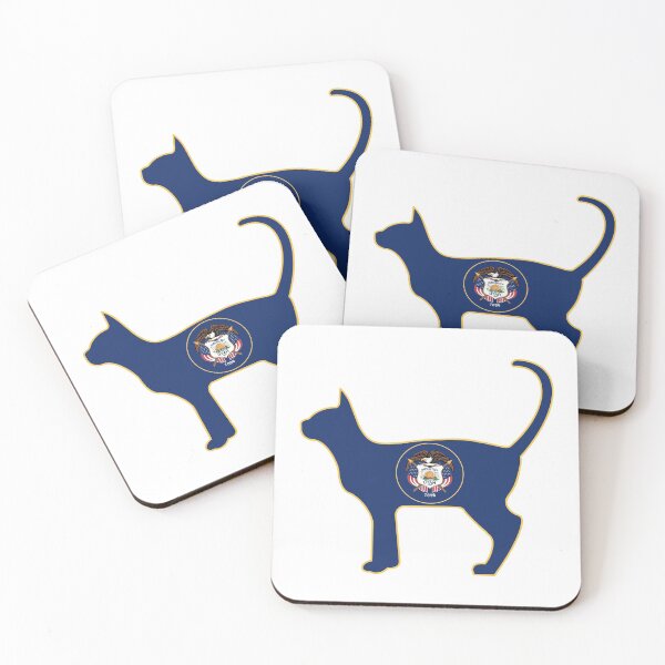 Item preview, Utah Flag for Cat Lovers  designed and sold by Gsallicat.