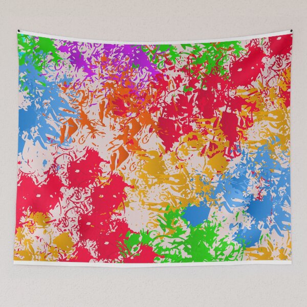 Item preview, Colorful Paint Splashes designed and sold by franktact.