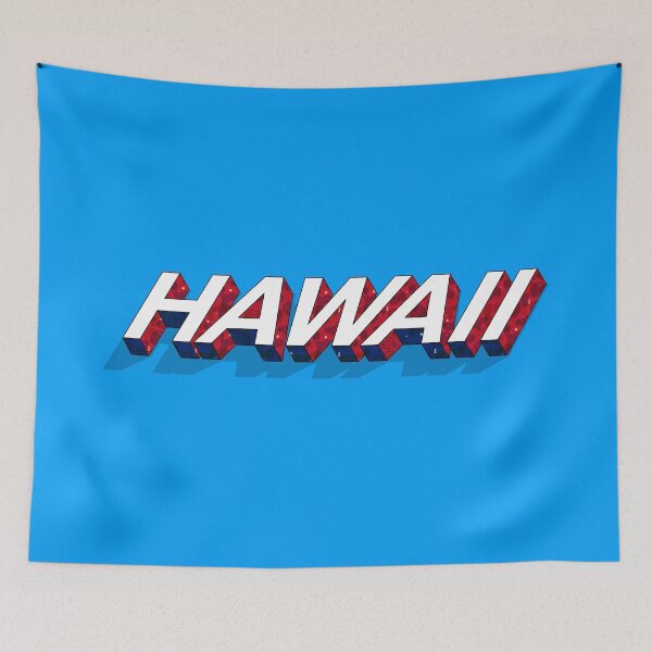 Item preview, Hawaii state 3D text design  designed and sold by HBWOLFARTS.
