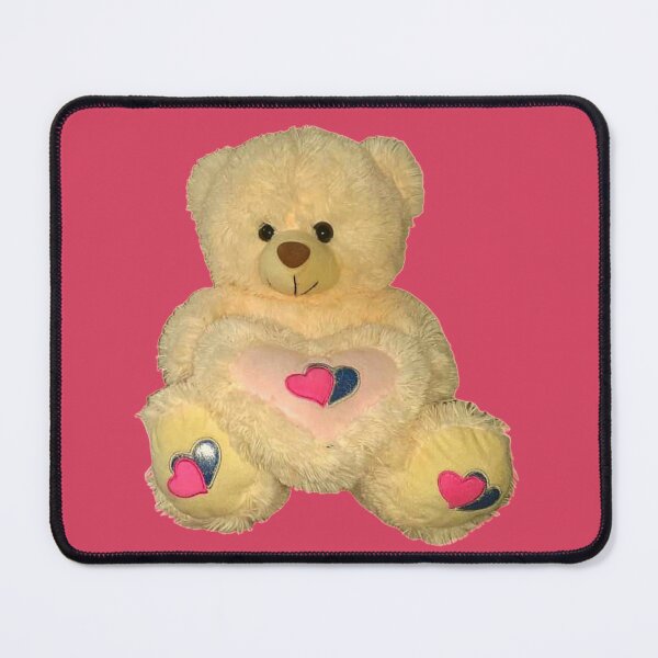 Item preview, Cute Bear with Hearts on Dark Pink BG designed and sold by LoloTrends.