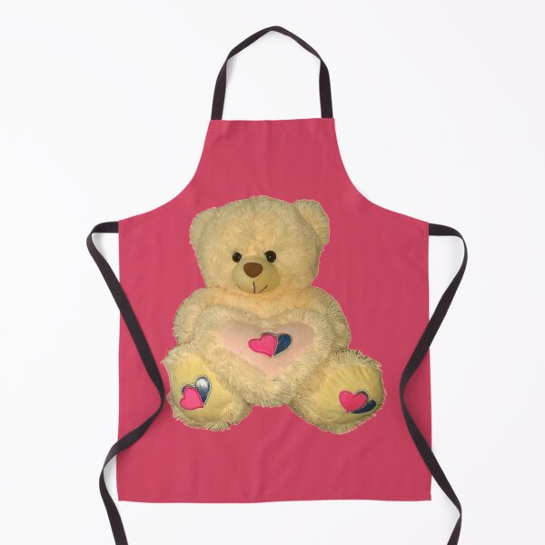 Item preview, Cute Bear with Hearts on Dark Pink BG designed and sold by LoloTrends.
