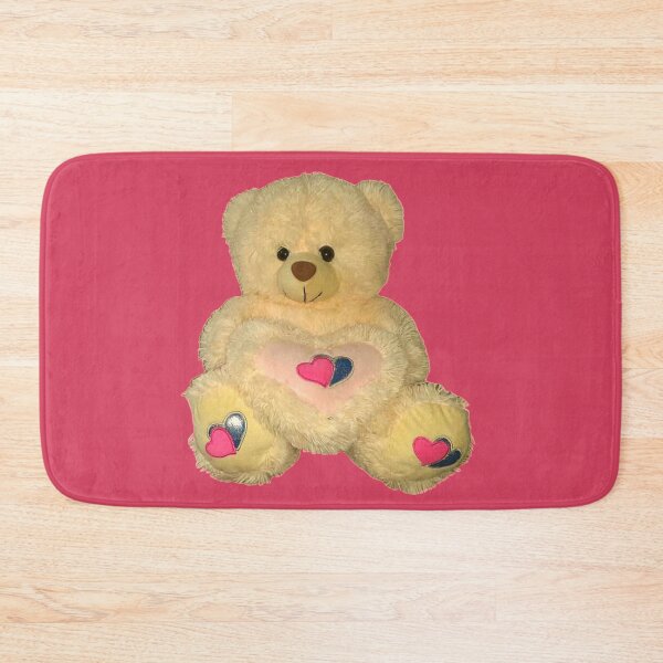 Item preview, Cute Bear with Hearts on Dark Pink BG designed and sold by LoloTrends.