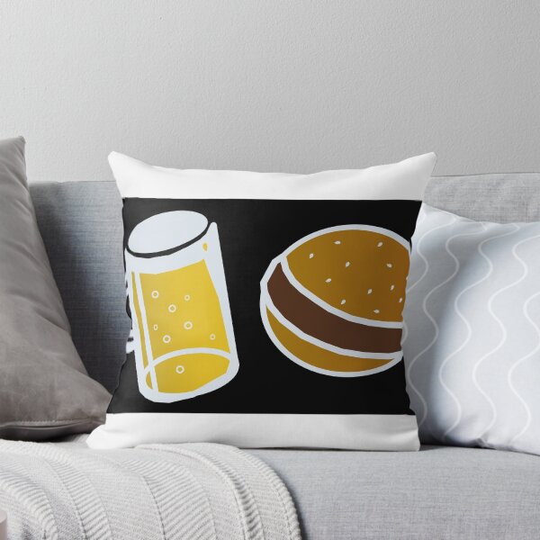 Artikelvorschau, Bier und Hamburger entworfen und verkauft von Flibidi.