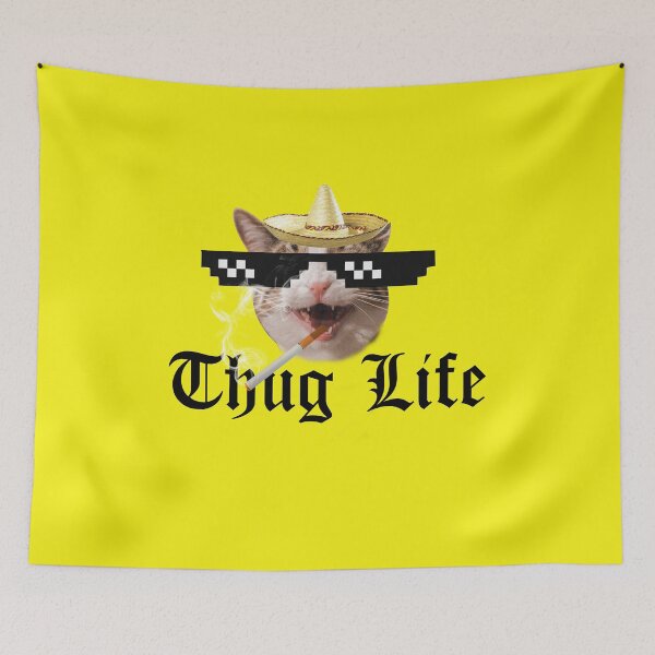 Item preview, Funny Thug Life cat  designed and sold by youssef9912.