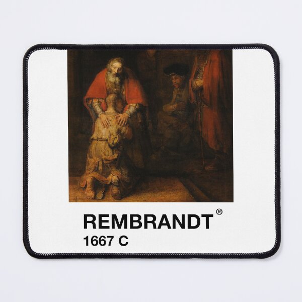 Item preview, rembrandt the return of the prodigal son pantone card   designed and sold by Platform11west.