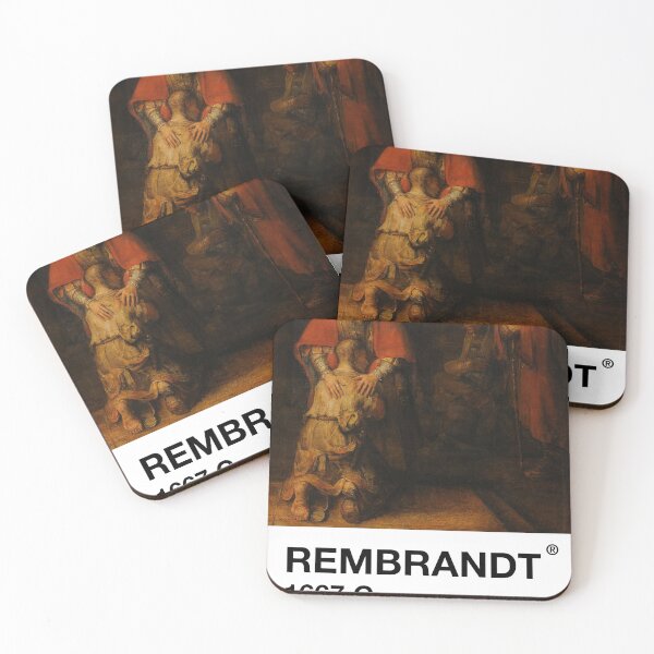 Item preview, rembrandt the return of the prodigal son pantone card   designed and sold by Platform11west.