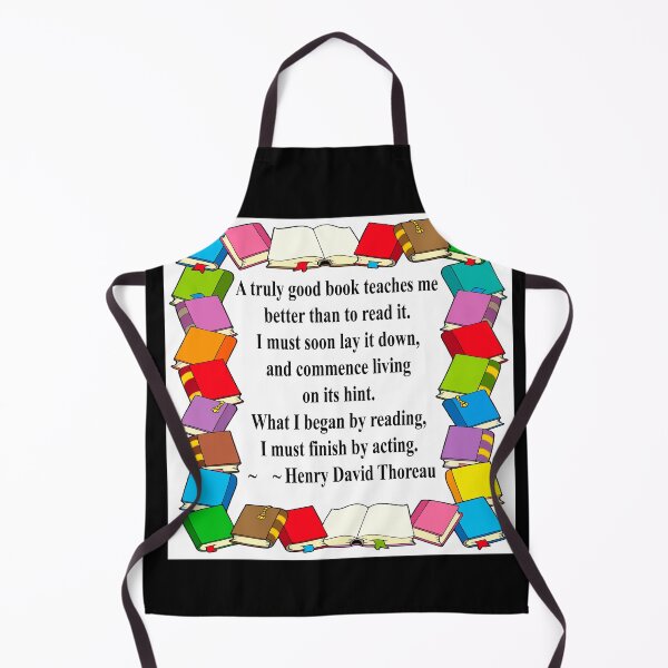 Item preview, Thoreau quote on Truly Good Books designed and sold by FunWithChemo.