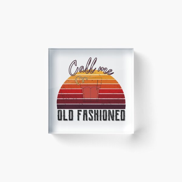 Item preview, Retro Call me Old Fashioned Vintage Cocktail designed and sold by DesignsVault.
