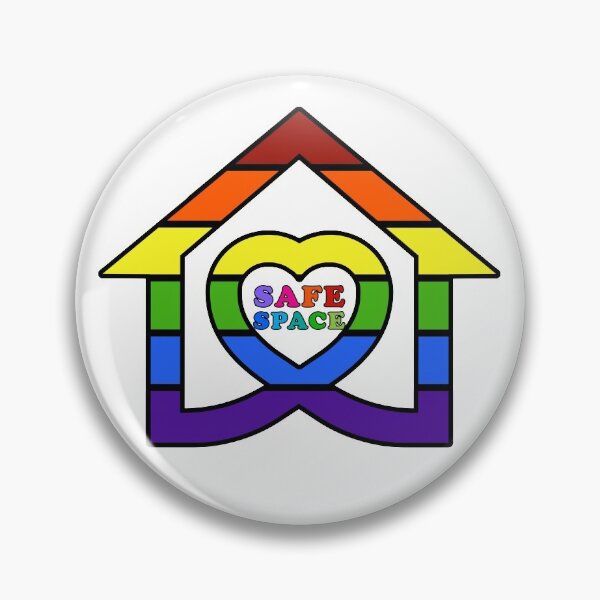 Item preview, LGBT Flag Colors Sign Safe Space Equality designed and sold by aronia.