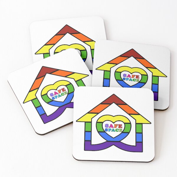 Item preview, LGBT Flag Colors Sign Safe Space Equality designed and sold by aronia.