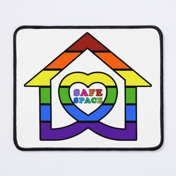 Item preview, LGBT Flag Colors Sign Safe Space Equality designed and sold by aronia.