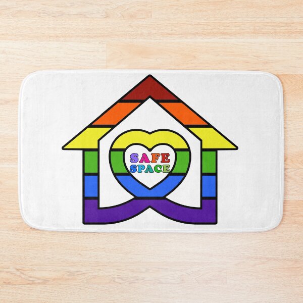 Item preview, LGBT Flag Colors Sign Safe Space Equality designed and sold by aronia.