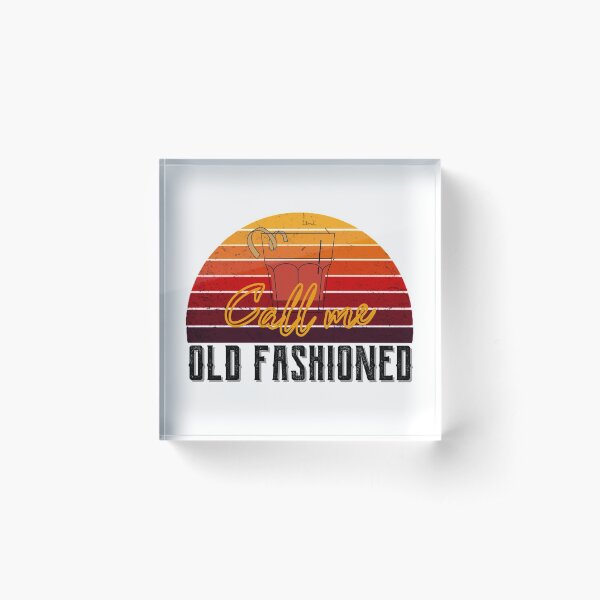 Item preview, Retro Call Me Old Fashioned Vintage Cocktail designed and sold by DesignsVault.
