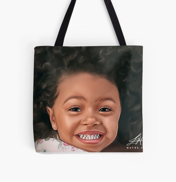 Pretty Black Hairstyles All Over Print Tote Bag