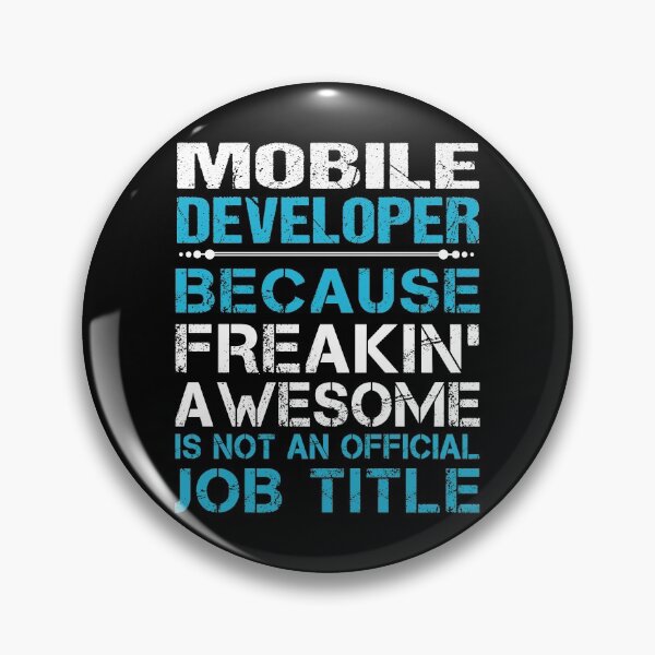 Item preview, Mobile Developer T Shirt - Freaking Awesome Job Gift Item Tee designed and sold by oetate4774.