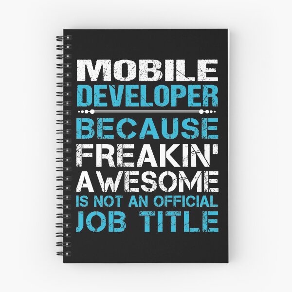 Item preview, Mobile Developer T Shirt - Freaking Awesome Job Gift Item Tee designed and sold by oetate4774.
