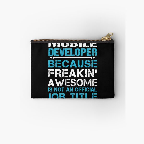 Item preview, Mobile Developer T Shirt - Freaking Awesome Job Gift Item Tee designed and sold by oetate4774.