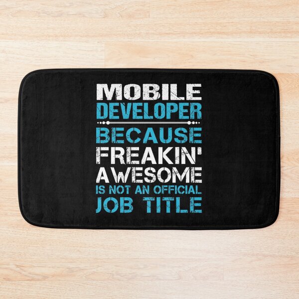 Item preview, Mobile Developer T Shirt - Freaking Awesome Job Gift Item Tee designed and sold by oetate4774.