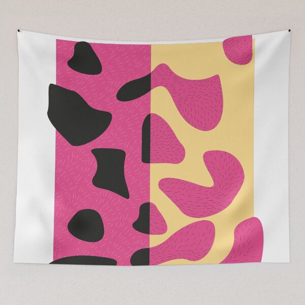 Item preview, Abstract desigh with pink and black spot designed and sold by Yulmsss.