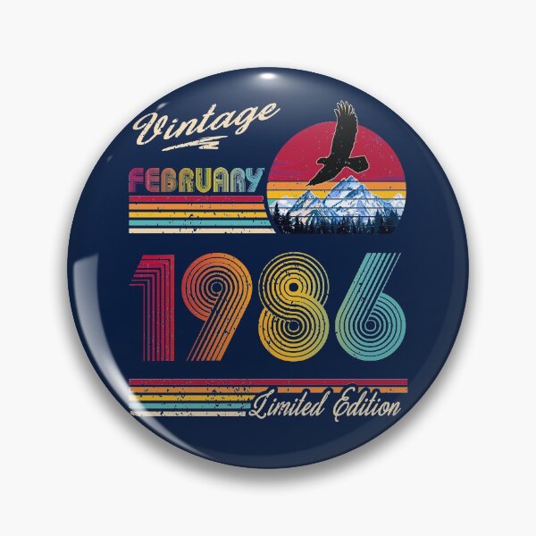 Item preview, Vintage February 1986 Birthday designed and sold by GreenSplash.