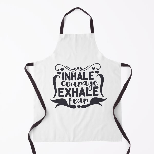 Item preview, INHALE courage EXHALE fear Funny t-shirt designed and sold by OnlyForYouNow ..