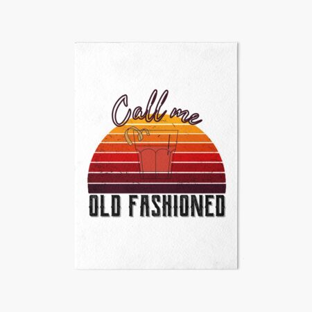 Item preview, Retro Call me Old Fashioned Vintage Cocktail designed and sold by DesignsVault.