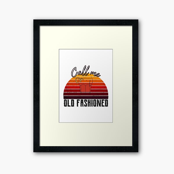Item preview, Retro Call me Old Fashioned Vintage Cocktail designed and sold by DesignsVault.